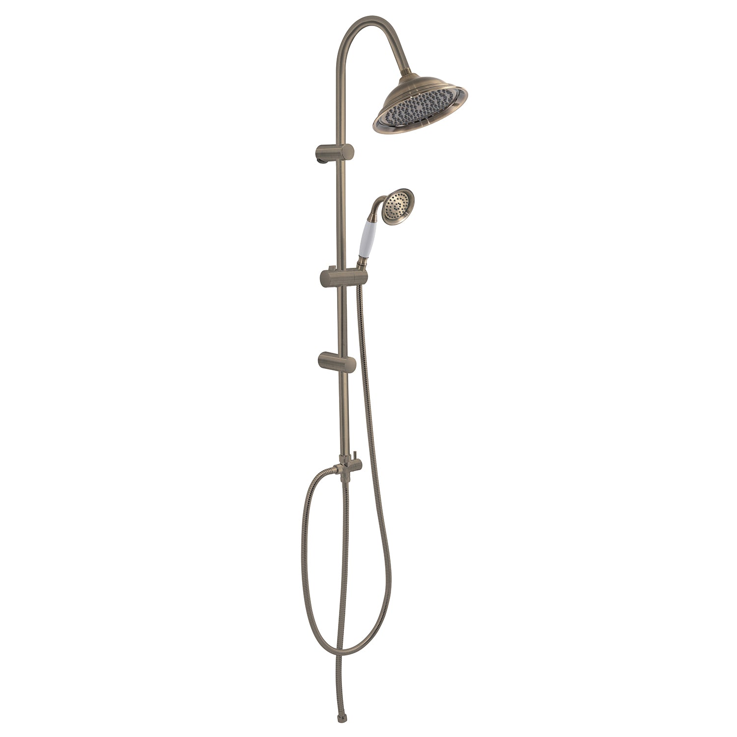 Colonna doccia regolabile con soffione e doccetta modello Liberty 01 - Bronzo by CeramicStore | Lo specialista del tuo bagno