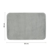 Tappeto bagno 40x60 cm modello Fuzzy di Gedy - Grigio by CeramicStore | Lo specialista del tuo bagno