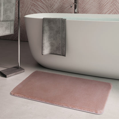 Tappeto bagno 40x60 cm modello Fuzzy di Gedy - Rosa by CeramicStore | Lo specialista del tuo bagno