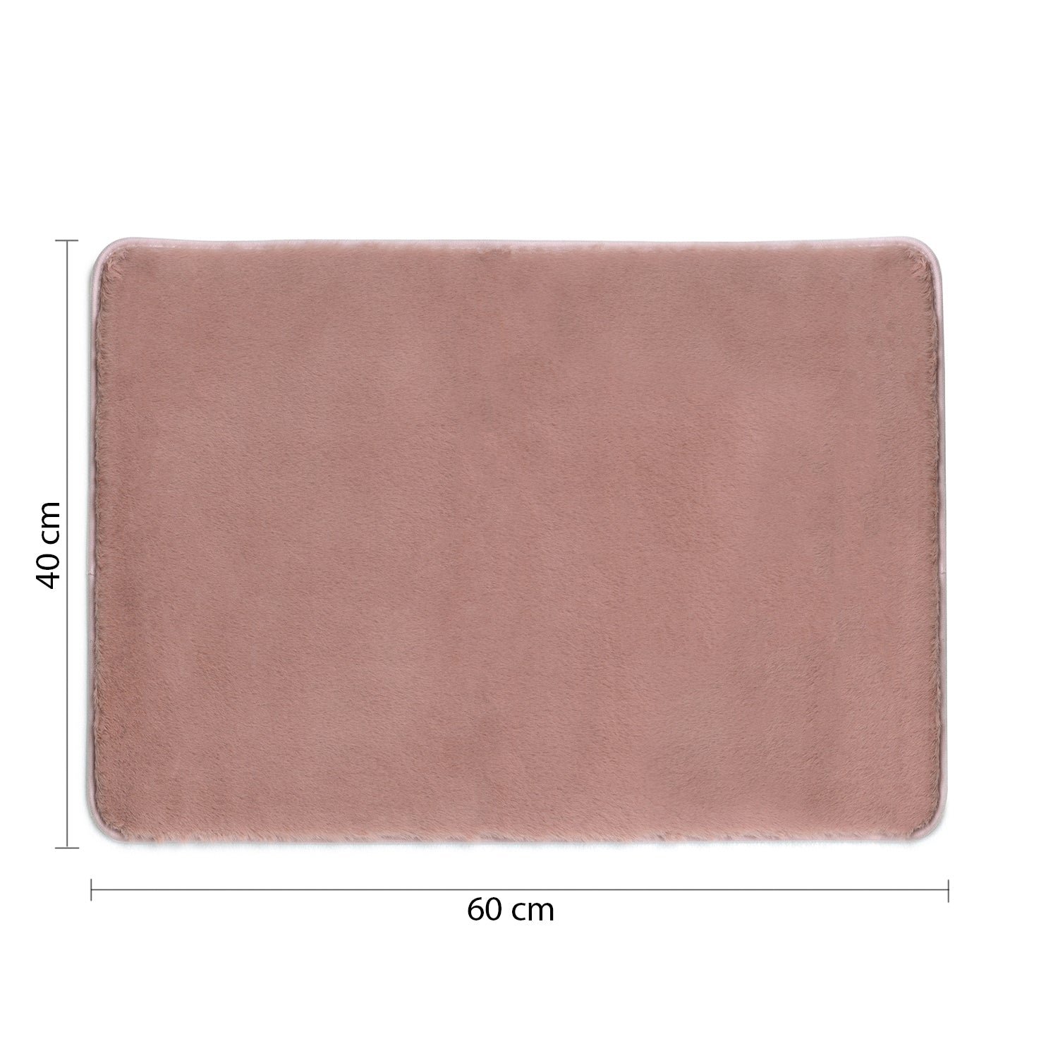 Tappeto bagno 40x60 cm modello Fuzzy di Gedy - Rosa by CeramicStore | Lo specialista del tuo bagno