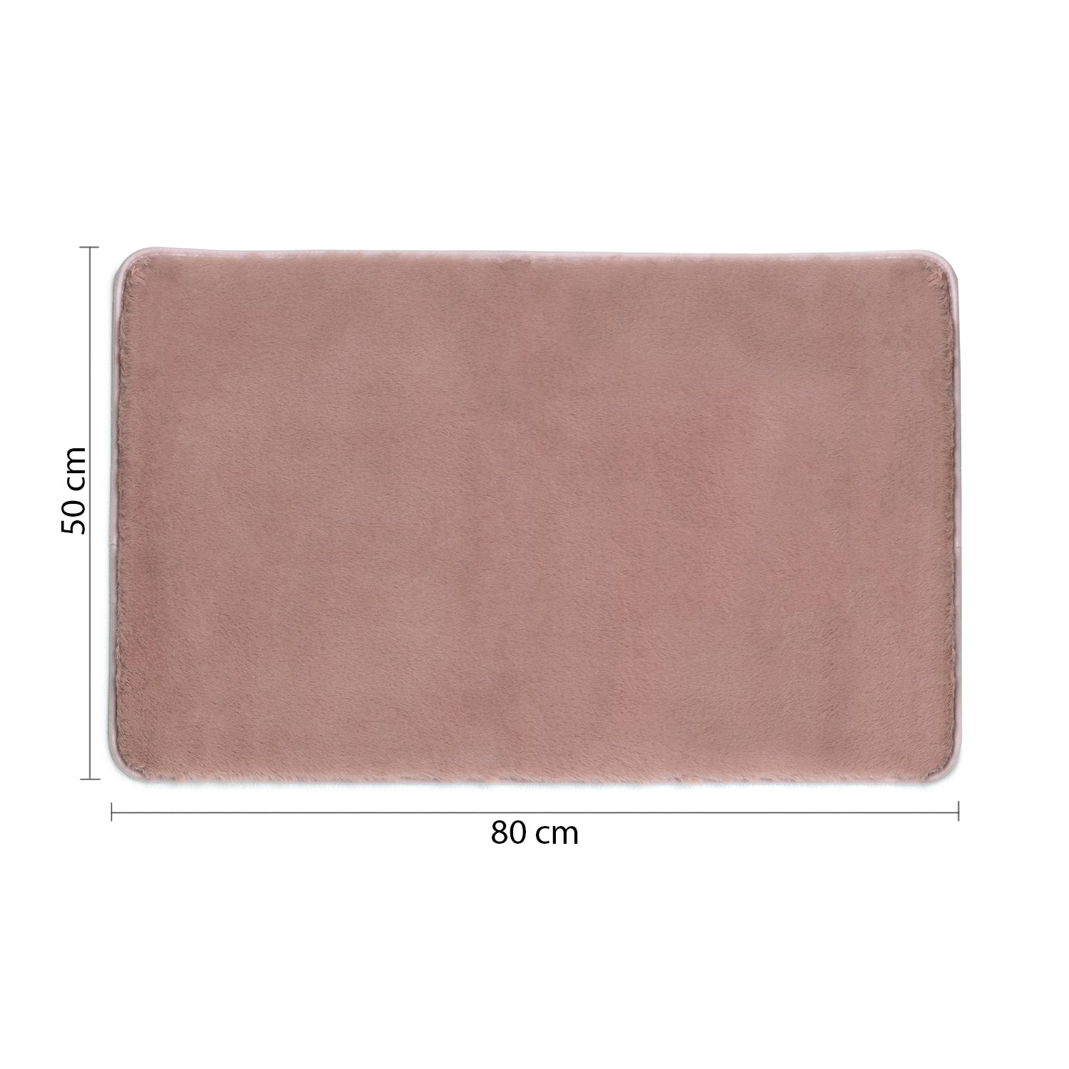 Tappeto bagno 50x80 cm modello Fuzzy di Gedy - Rosa by CeramicStore | Lo specialista del tuo bagno