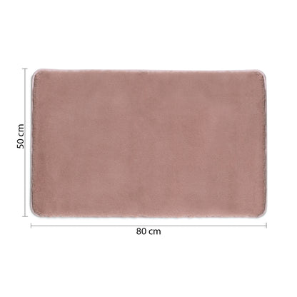 Tappeto bagno 50x80 cm modello Fuzzy di Gedy - Rosa by CeramicStore | Lo specialista del tuo bagno