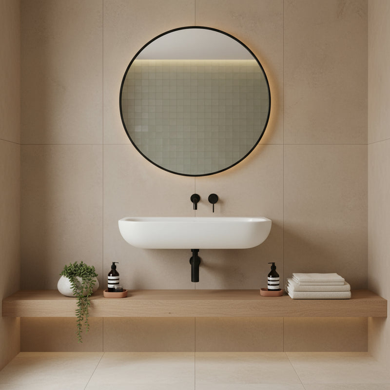 Lavabo Sospeso per bagni di piccole dimensioni modello Nuvola 47 Ceramica Azzurra con vasca molto capiente by CeramicStore | Lo specialista del tuo bagno