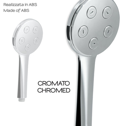 Doccetta 1 getto modello Top 02 Tonic di Gedy in ABS - Cromato by CeramicStore | Lo specialista del tuo bagno