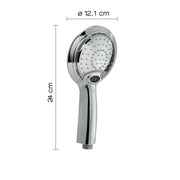 Doccetta 1 getto con led a tre colori e controllo temperatura modello Thermo Light 00 di Gedy - Cromato by CeramicStore | Lo specialista del tuo bagno
