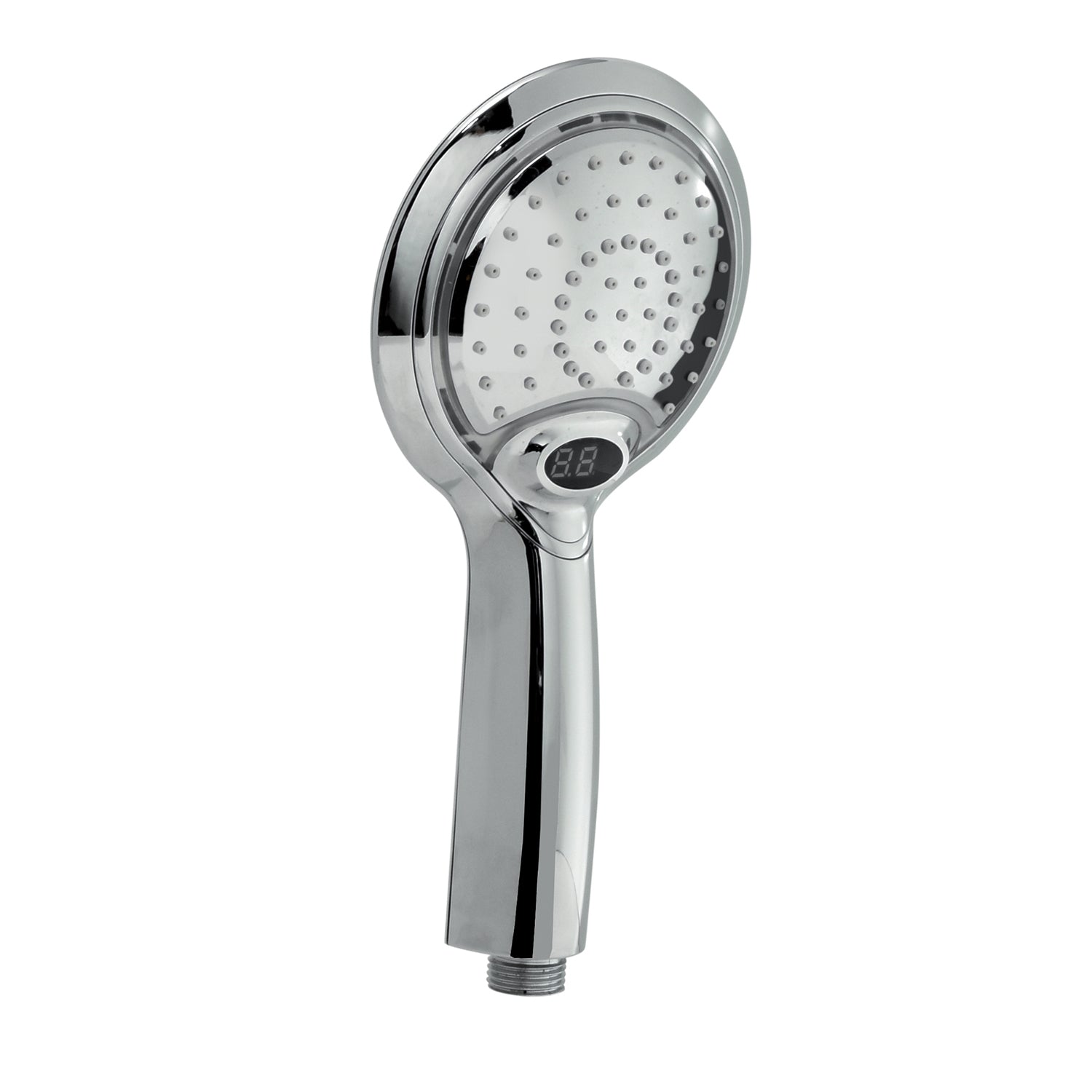Doccetta 1 getto con led a tre colori e controllo temperatura modello Thermo Light 00 di Gedy - Cromato by CeramicStore | Lo specialista del tuo bagno