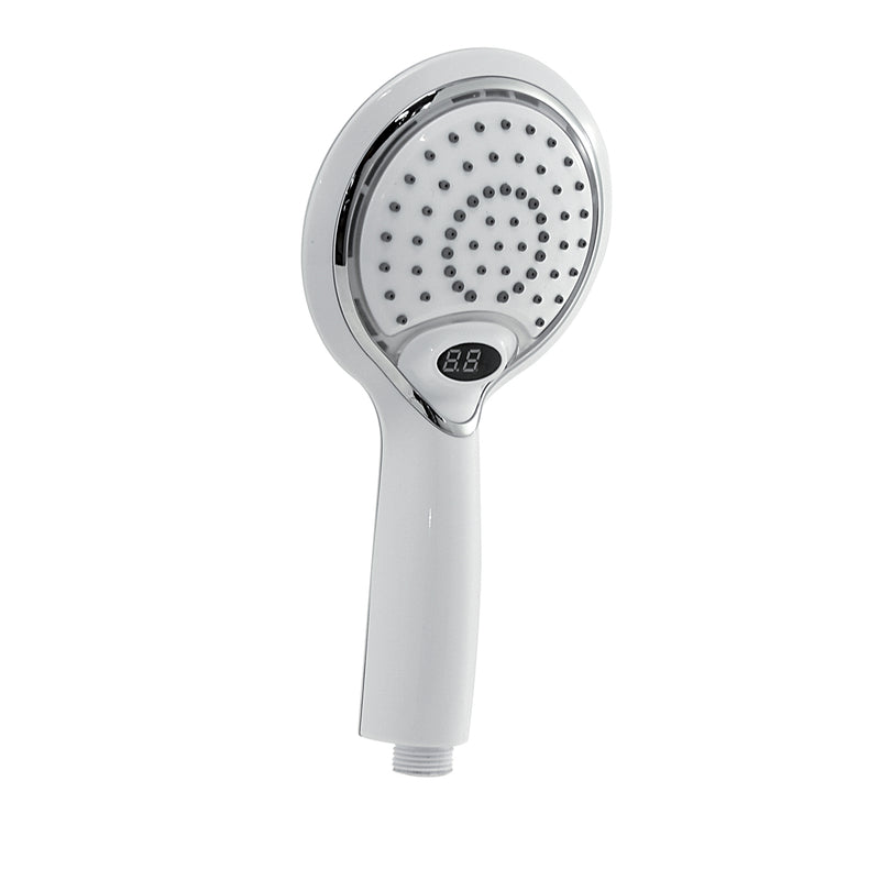Doccetta 1 getto con led a tre colori e controllo temperatura modello Thermo Light 01 di Gedy - Bianco by CeramicStore | Lo specialista del tuo bagno