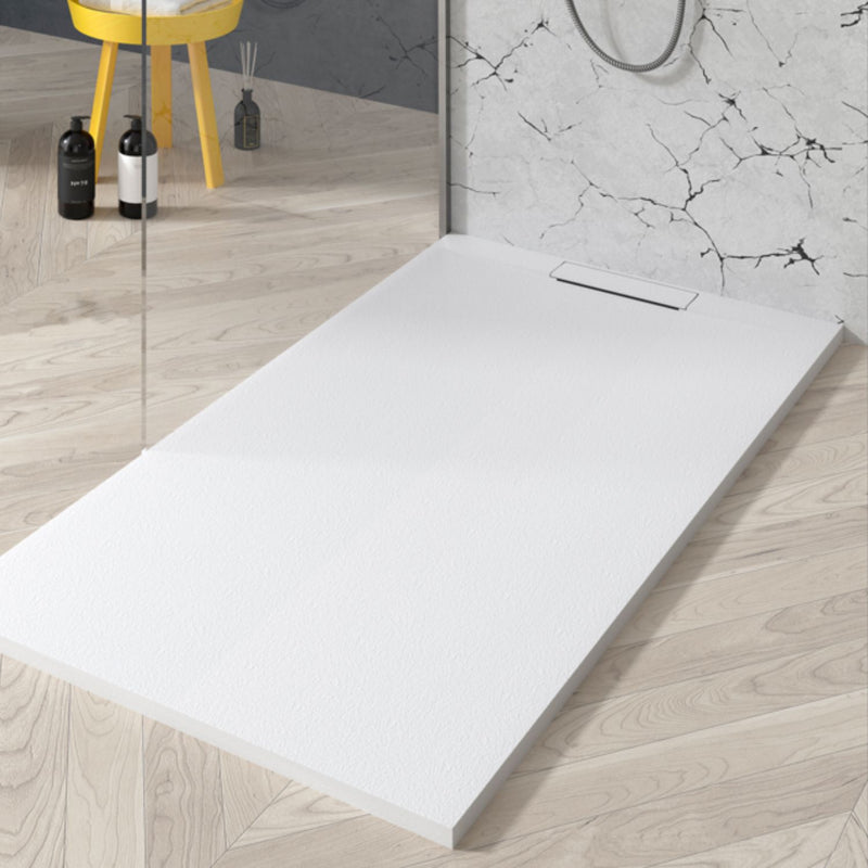 Piatto doccia Maiya 80x160 bianco in mineralmarmo by CeramicStore | Lo specialista del tuo bagno