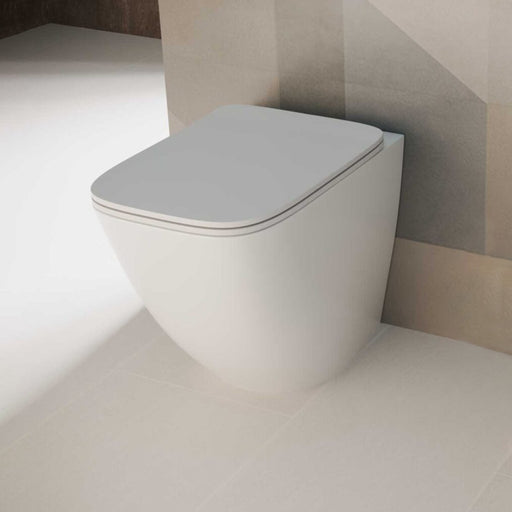 Vaso a terra con copriwater soft close Nilo BathCore L 36 Ã— P 52 Ã— H 42 cm â€“ Bianco lucido