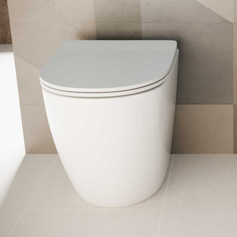 Vaso filomuro BathCore serie Aria Special H50 56x37 - Blanco Brillante