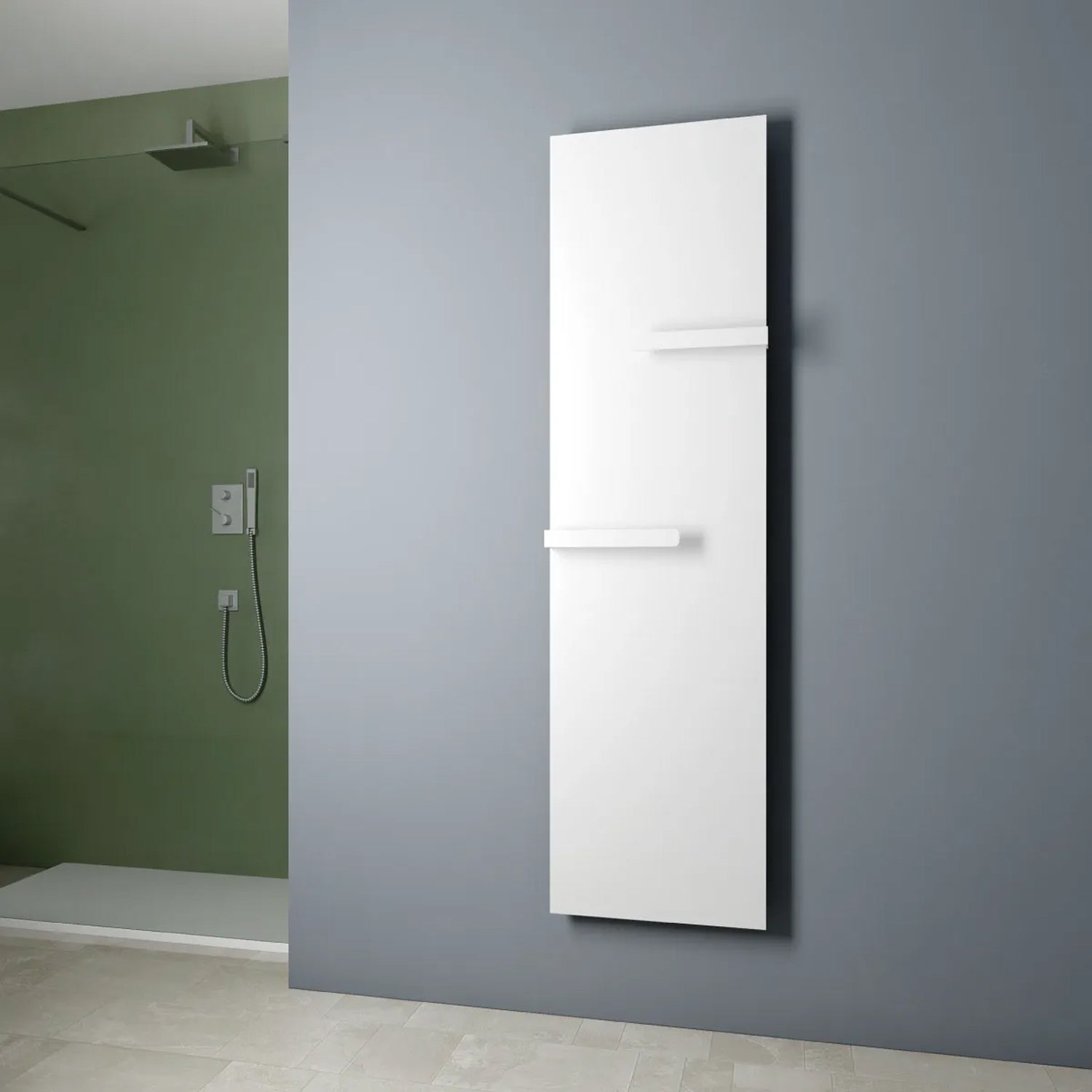 Termoarredo a pannello idraulico modello Abbraccio 1820x452 mm - Bianco Sabbiato by CeramicStore | Lo specialista del tuo bagno