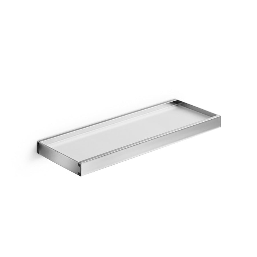 Mensola in ottone e vetro satinato Lineabeta collezione Skuara cm 40 by CeramicStore | Lo specialista del tuo bagno
