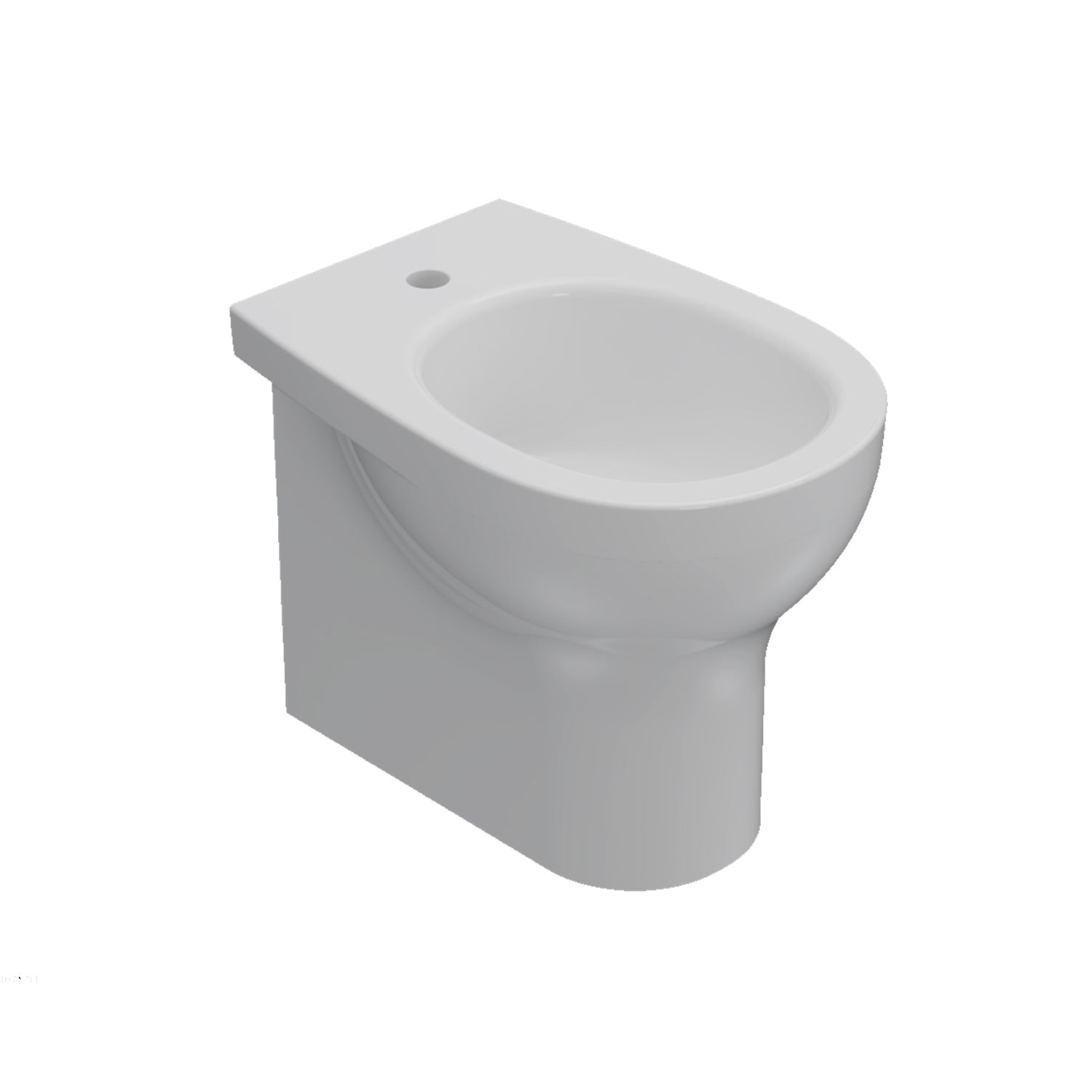 Sanitari a terra con coprivaso soft close 52x36xH41 cm Grace di Ceramica Globo â€“ Bianco lucido
