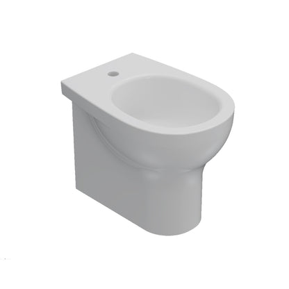 Sanitari a terra con coprivaso soft close 52x36xH41 cm Grace di Ceramica Globo â€“ Bianco lucido