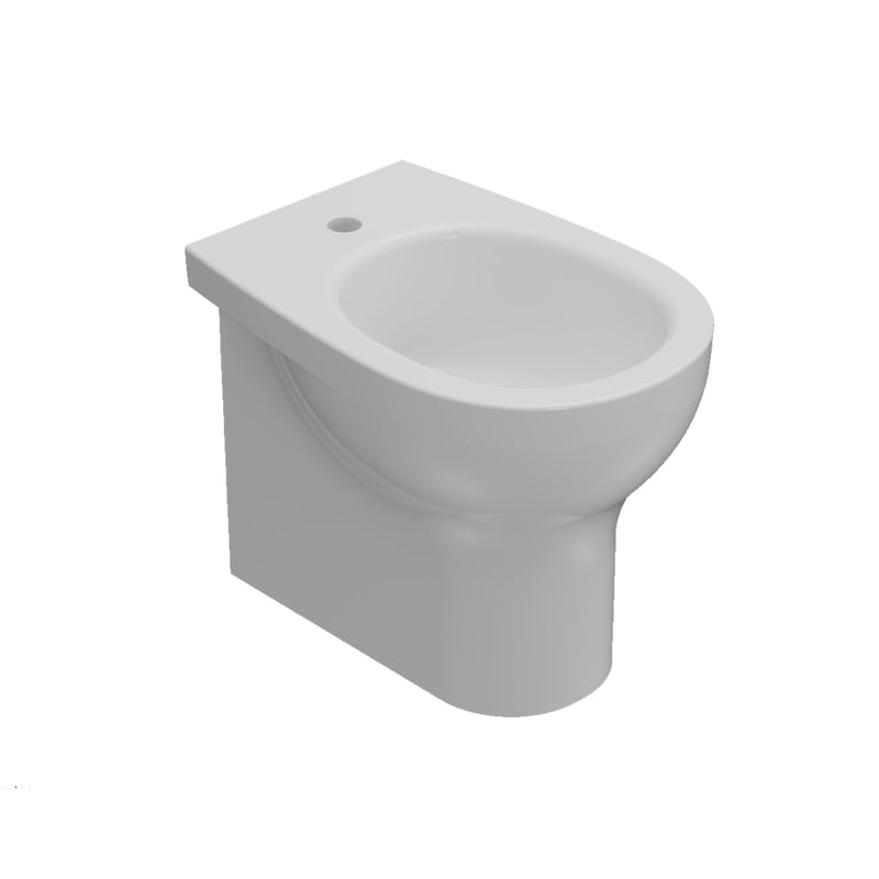 Sanitari a terra con coprivaso soft close 52x36xH41 cm Grace di Ceramica Globo â€“ Bianco lucido