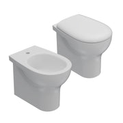 Sanitari a terra con coprivaso soft close 52x36xH41 cm Grace di Ceramica Globo â€“ Bianco lucido