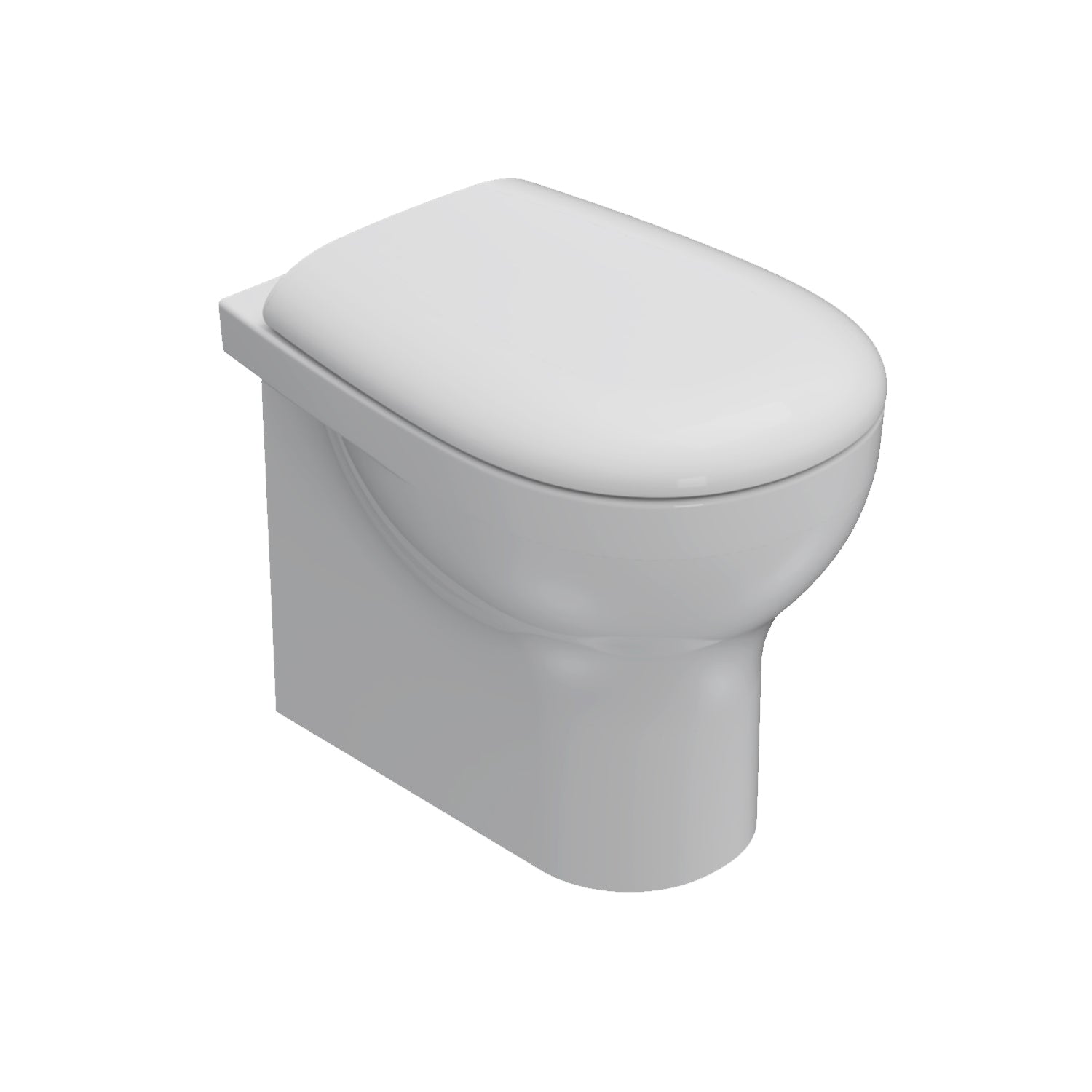 Sanitari a terra con coprivaso soft close 52x36xH41 cm Grace di Ceramica Globo â€“ Bianco lucido
