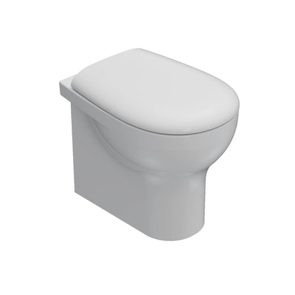 Sanitari a terra con coprivaso soft close 52x36xH41 cm Grace di Ceramica Globo â€“ Bianco lucido