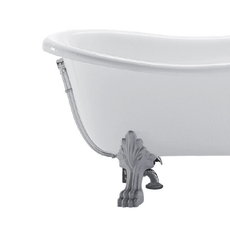 Colonna di scarico con sifone Globo serie Paestum - Cromo by CeramicStore | Lo specialista del tuo bagno
