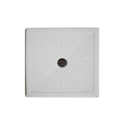 Piatto doccia filopavimento 80x80 in vetro resina con piletta ideale per disabili