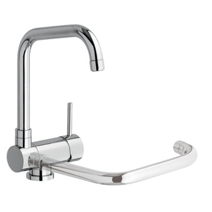 Miscelatore per lavello sottofinestra Artis collezione Moderni in ottone cromato by CeramicStore | Lo specialista del tuo bagno