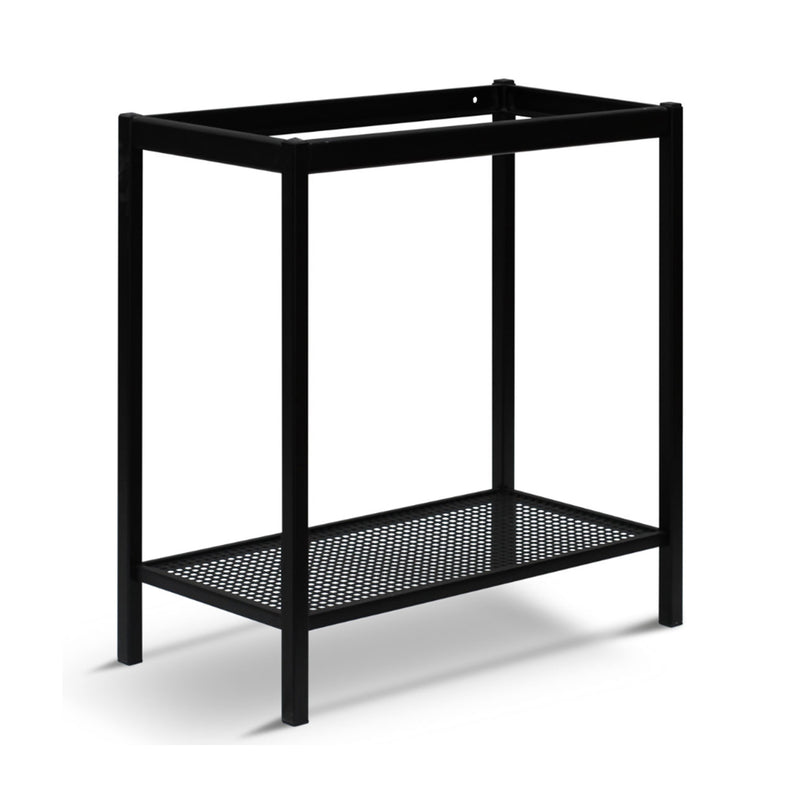 Supporto in metallo nero per acquai XL cm 68,5x34 e H. 69 cm Modello Prop by CeramicStore | Lo specialista del tuo bagno