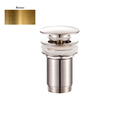 Scarico Click Clack senza troppo pieno in ottone bronzo by CeramicStore | Lo specialista del tuo bagno