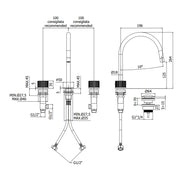Batteria ad incasso per lavabo a tre fori collezione Jo Paffoni by CeramicStore | Lo specialista del tuo bagno