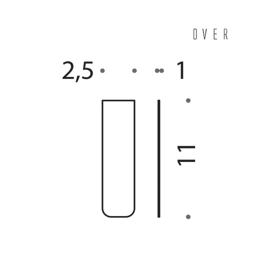 Biadesivo 2.5x11cm collezione Over di Colombo Design by CeramicStore | Lo specialista del tuo bagno