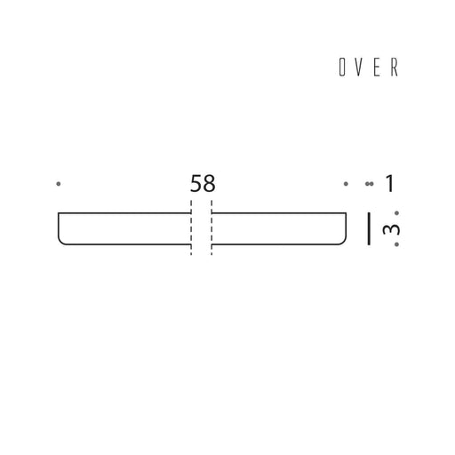 Biadesivo 58x3cm collezione Over di Colombo Design by CeramicStore | Lo specialista del tuo bagno