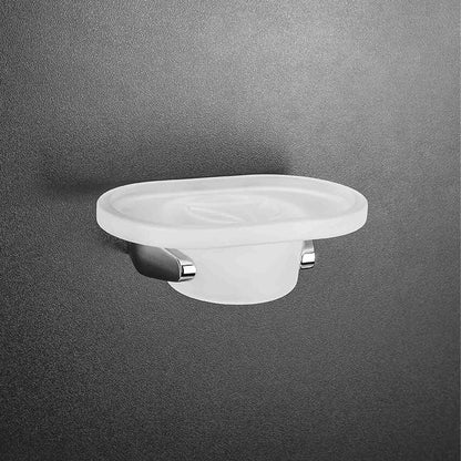 Porta sapone in ottone e vetro acidato collezione Road di Colombo Design by CeramicStore | Lo specialista del tuo bagno