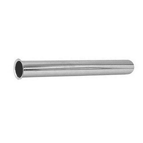 Canotto in ottone con cartella cromato 1 1/4 d. 32 x 250 mm
