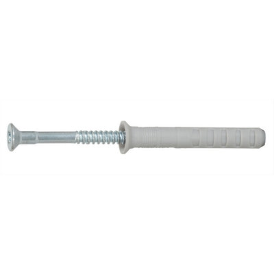 Tassello nylon con vite a chiodo premontata mm 10x100