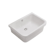Pilozzo appoggio/sospeso bianco 60x45,5 serie Iris di Ceramica Globo con foro troppopieno by CeramicStore | Lo specialista del tuo bagno