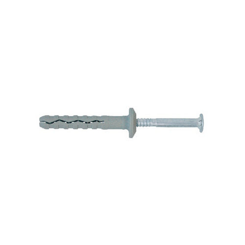 Tassello premontato in nylon con bordo piatto tass 6x40 vite 3 8x45