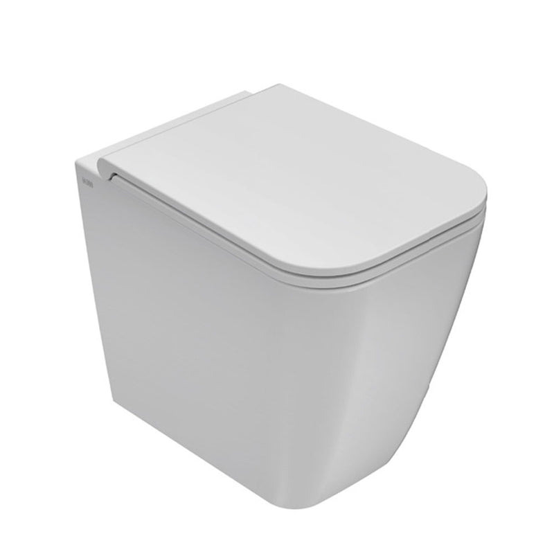 Sanitari Filo parete Ceramica Globo Stone 56 Multi scarico traslato con Sedile soft close
