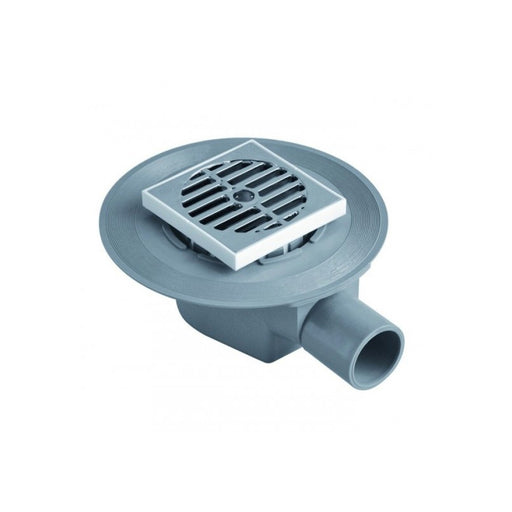 Pozzetto sifonato a pavimento con griglia inox regolabile by CeramicStore | Lo specialista del tuo bagno