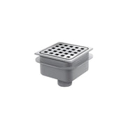 Piletta in abs con griglia in acciaio inox 10x10 by CeramicStore | Lo specialista del tuo bagno