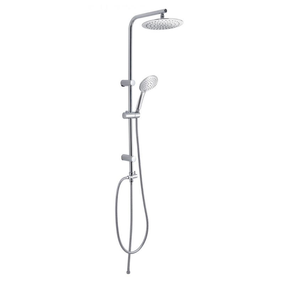 Colonna doccia regolabile con soffione tondo e doccetta monogetto Easy 04 di Gedy - 100cm/Cromo by CeramicStore | Lo specialista del tuo bagno