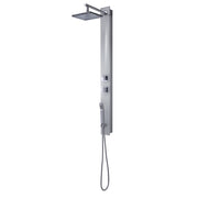 Pannello doccia in vetro temperato con miscelatore termostatico mod. Stile Plus 00 di Gedy - Cromo by CeramicStore | Lo specialista del tuo bagno