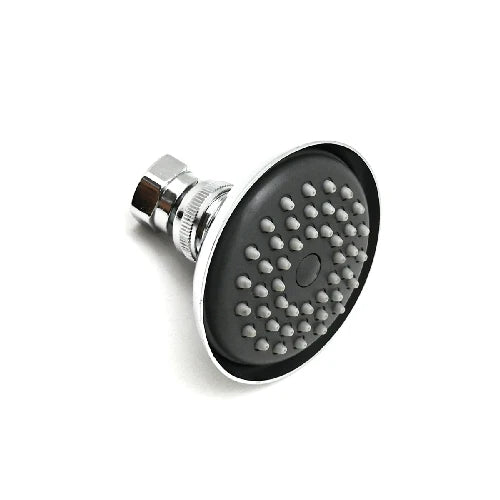 Soffione campana con anticalcare cromo-grigio