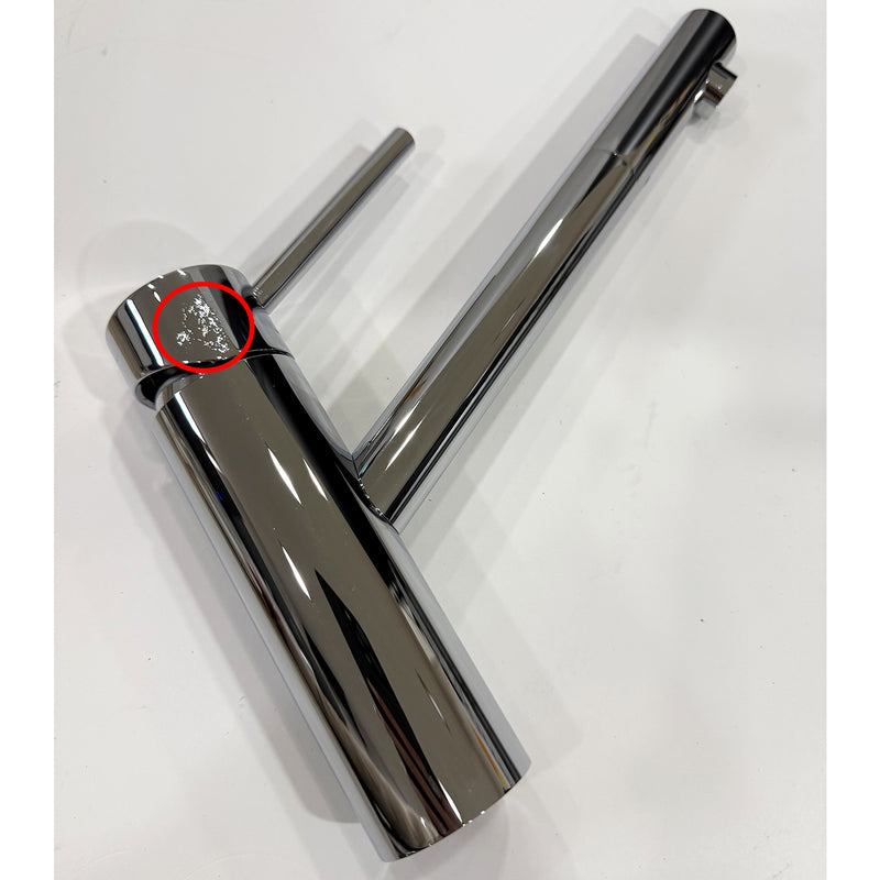 VERSIONE OUTLET - Miscelatore lavabo canna lunga con prolunga serie Birillo cromato di Paffoni by CeramicStore | Lo specialista del tuo bagno