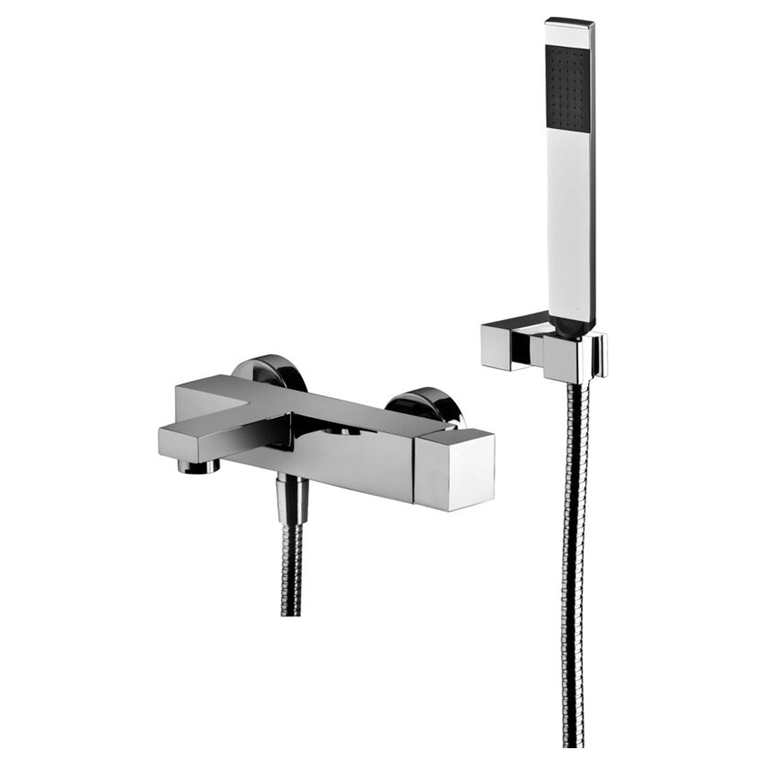 Miscelatore vasca Paffoni Elle completo di set doccia - Steel Looking by CeramicStore | Lo specialista del tuo bagno