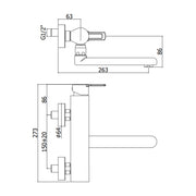 Miscelatore Lavello a Muro Paffoni West WS161CR by CeramicStore | Lo specialista del tuo bagno