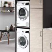 Composizione Mobili Lavanderia Area51-02 con lavatoio, moduli lavatrice ed asciugatrice e colonna - Olmo Rosseau by CeramicStore | Lo specialista del tuo bagno