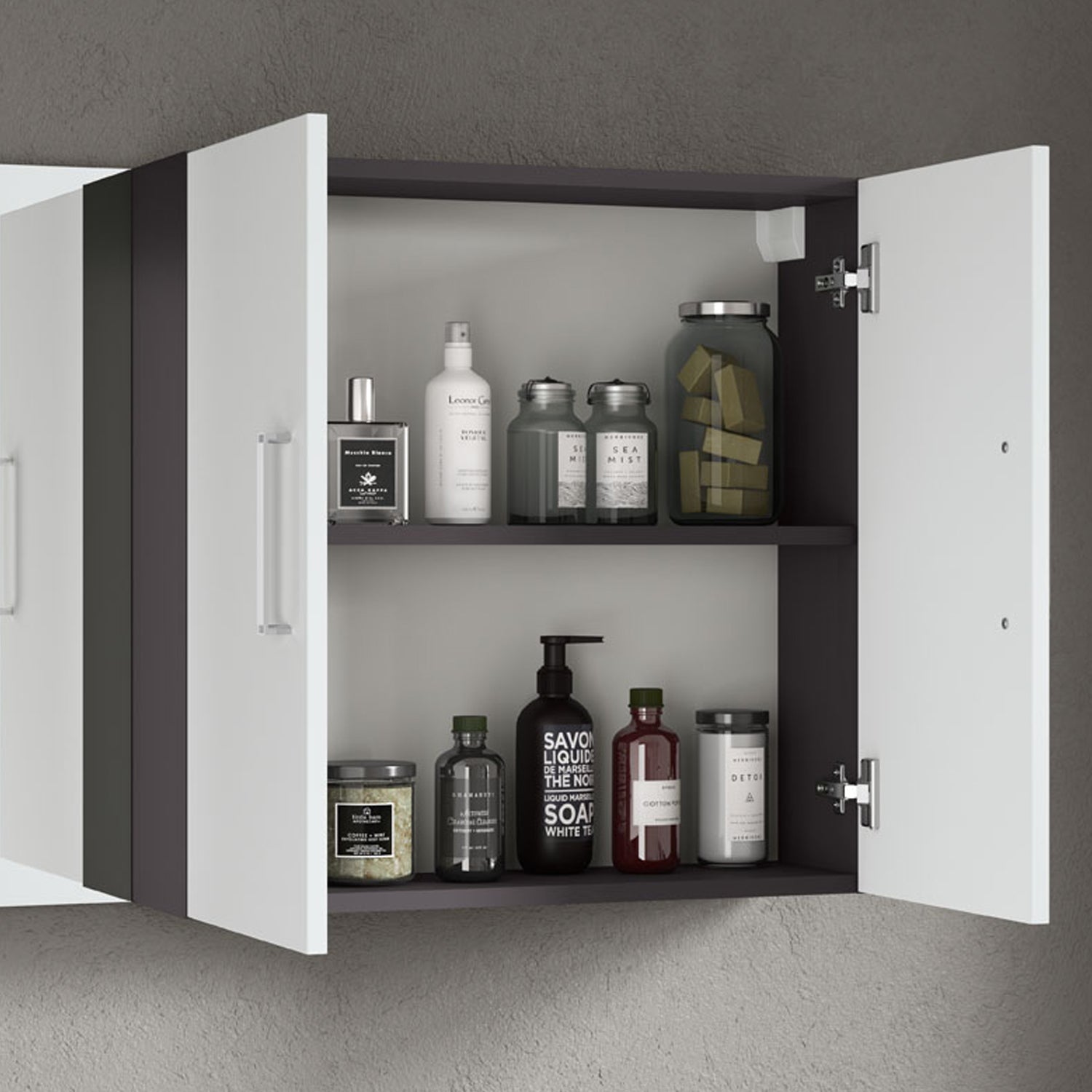 Composizione Mobili Lavanderia Area51-05 con lavatoio, modulo lavatrice e pensile - Laccato Bianco Opaco by CeramicStore | Lo specialista del tuo bagno