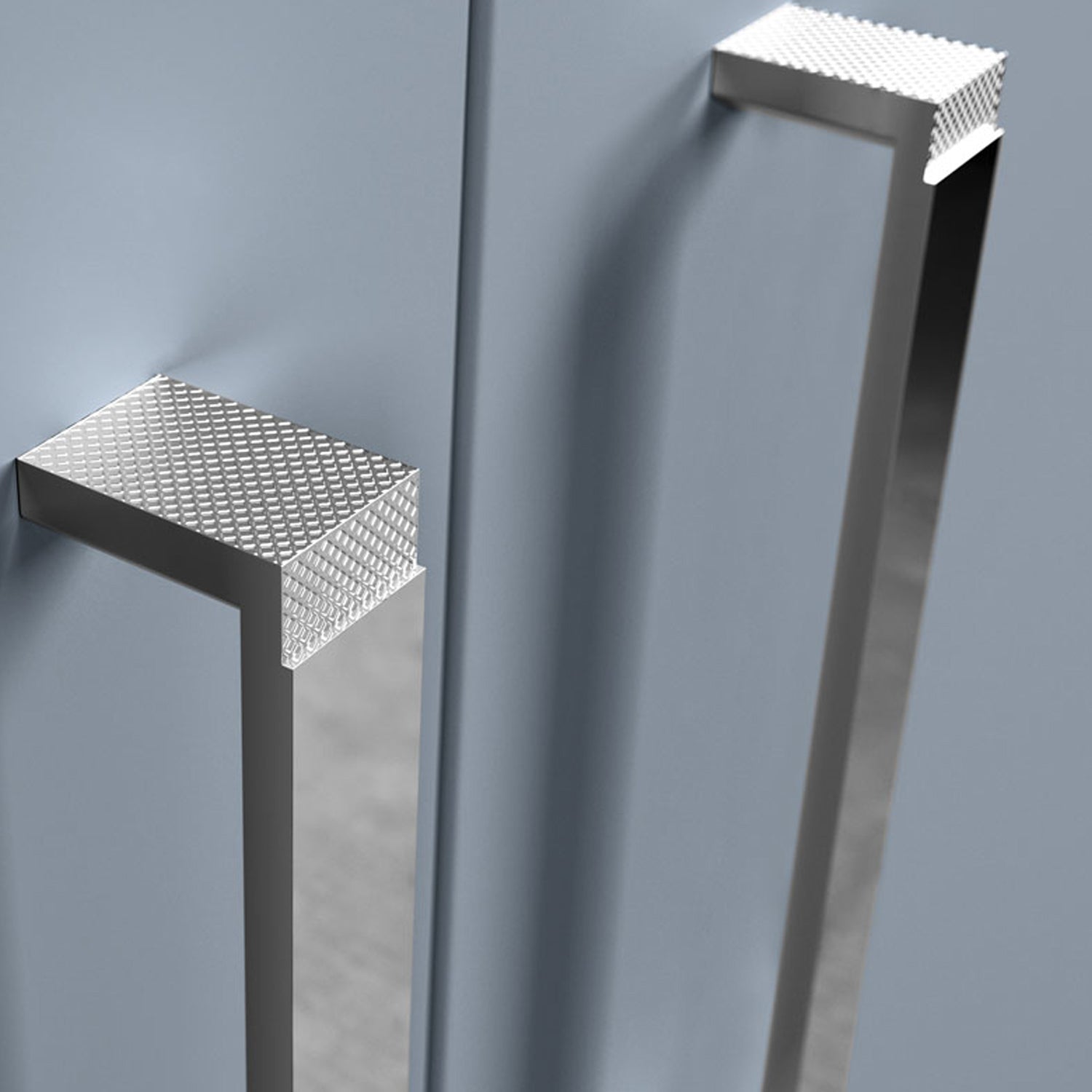 Composizione Mobili Lavanderia Area51-06 con lavatoio, moduli lavatrice ed asciugatrice e colonna - Laccato Indaco Opaco by CeramicStore | Lo specialista del tuo bagno