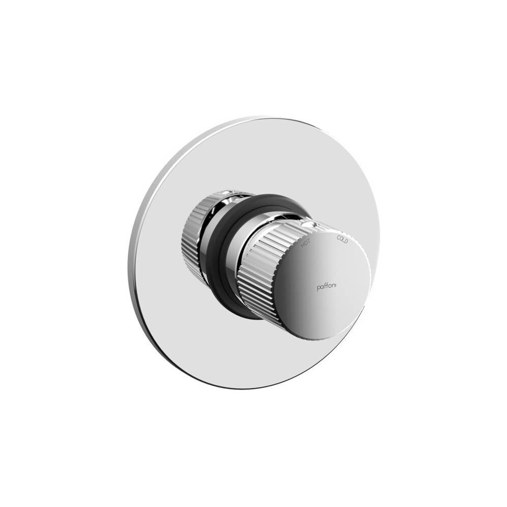 Miscelatore doccia Incasso con piastra lusso senza deviatore serie Jo modello JO011CR cromo Paffoni by CeramicStore | Lo specialista del tuo bagno