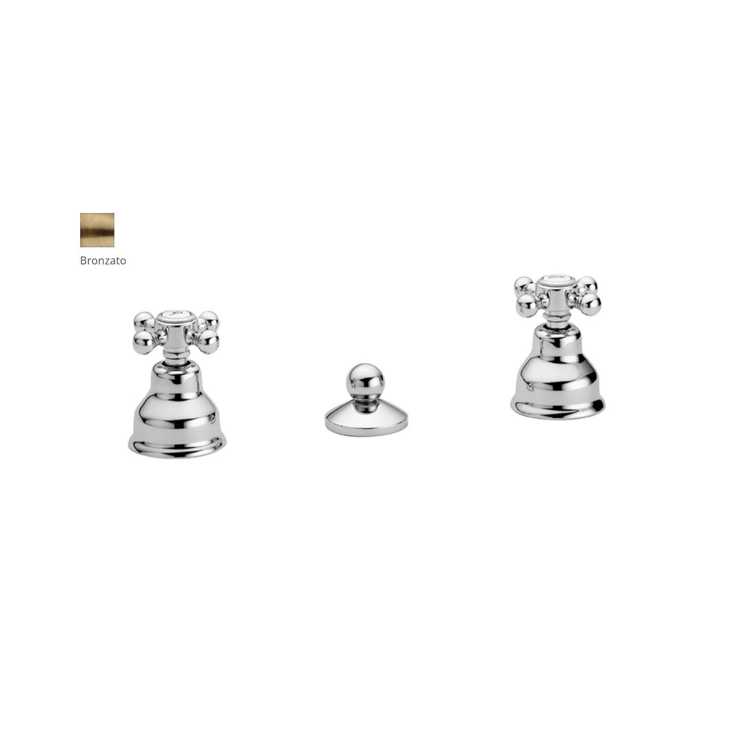 Batteria bidet con scarico automatico Paffoni serie Viola - Bronzato by CeramicStore | Lo specialista del tuo bagno