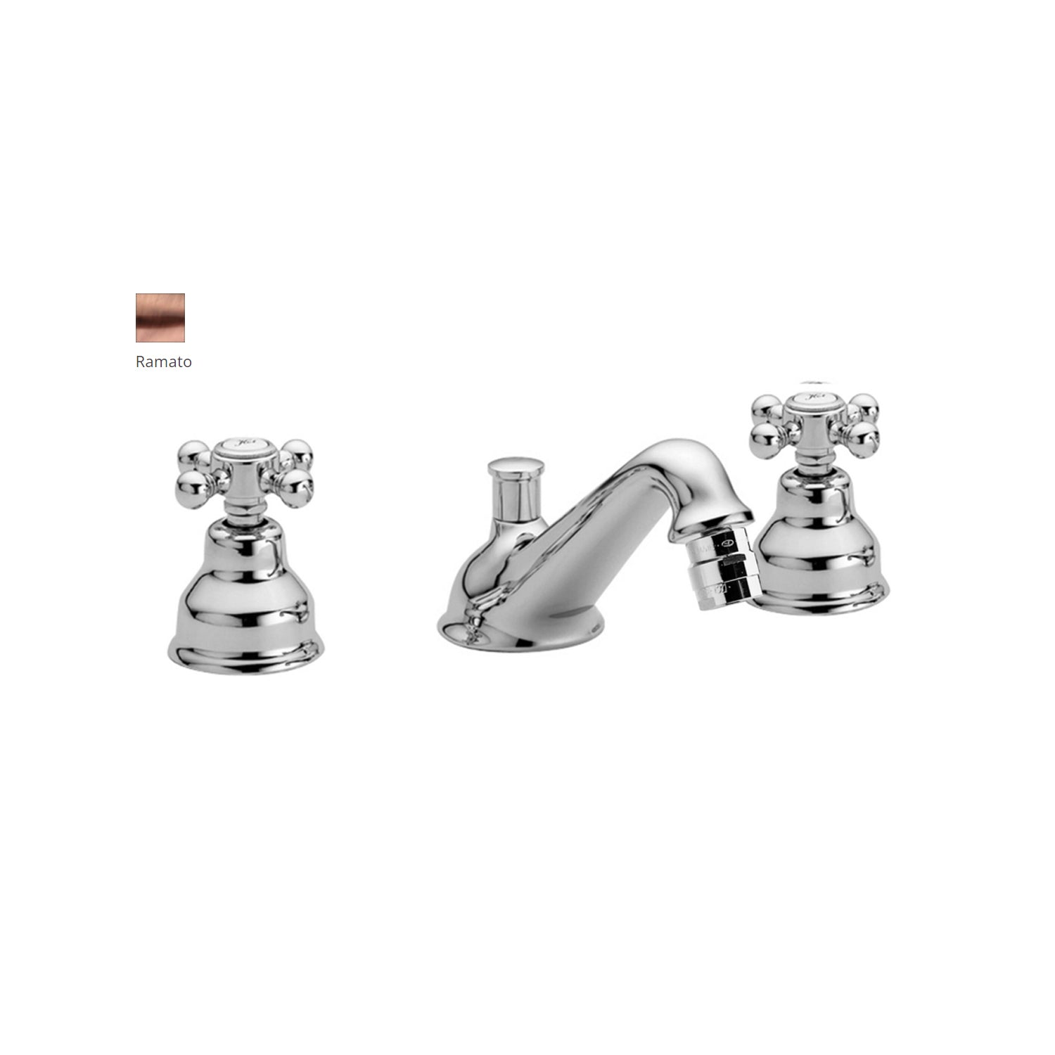 Batteria bidet con bocca fissa e scarico automatico Paffoni serie Viola - Ramato by CeramicStore | Lo specialista del tuo bagno